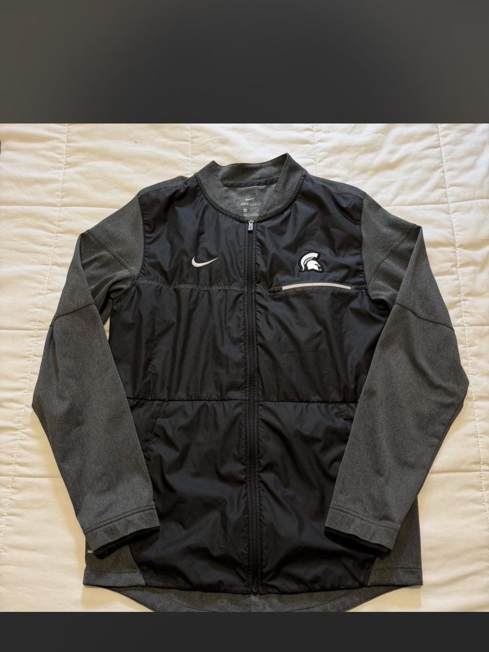 Nike black Michigan State windbreaker jacket Size S